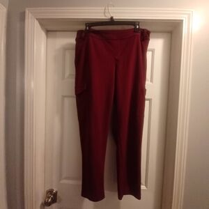 Women's Burgundy Pants
